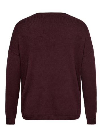 ONLY Carmakoma Strickpullover in Fig