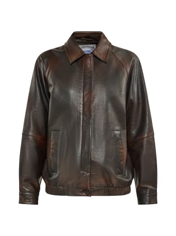 DreiMaster Vintage Jacke in Braun Schwarz