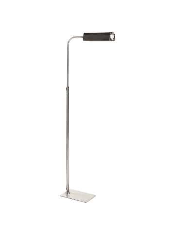 Beliani Stehleuchte DERWENT in Silber - (W) 17 x (H) 121 x (L) 42 cm