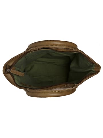 The Chesterfield Brand C38.0198 Ontario Shopper Washed Waxed Leder in olivegreen