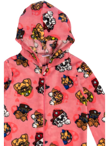 United Labels Paw Patrol Jumpsuit mit Kapuze Overall Pyjama Schlafanzug langarm in rosa