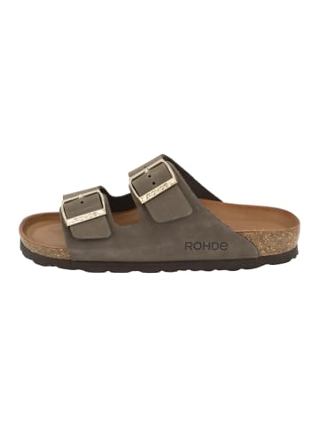 ROHDE Pantoletten Alba in Mocca