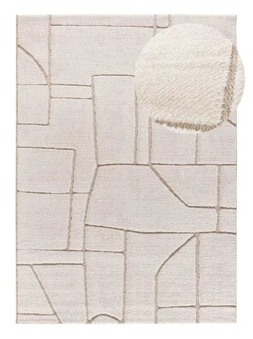 Atticgo Kurzflor-Teppich DIENA in weiß