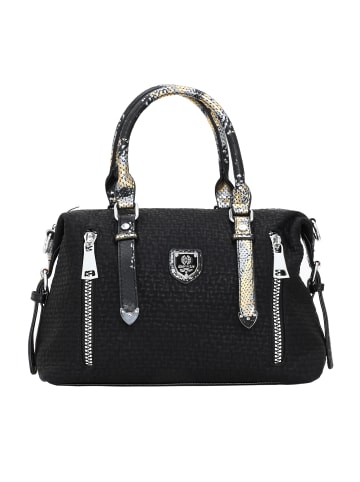 DreiMaster Klassik Handbag in Schwarz Gold