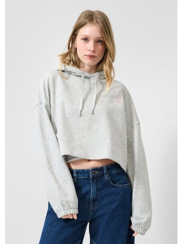 QS Sweatshirt in 94D0_grau meliert