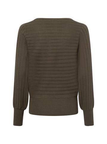Zero  Strickpullover in khaki - 0001