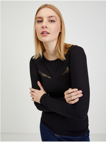 orsay Langarmshirt in Schwarz