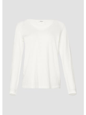 s.Oliver T-Shirt in 0210_ecru