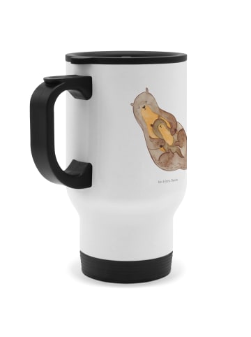 Mr. & Mrs. Panda Kaffeebecher To Go Otter Kind ohne Spruch in Weiß