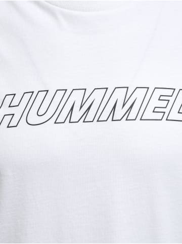 Hummel T-Shirt S/S Hmlte Callum Cotton T-Shirt in WHITE/ASPHALT