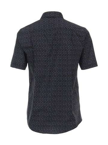 CASAMODA Kurzarm FreizeitHemd für Herren in blau