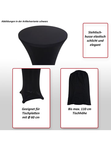 MCW Stehtischhusse J30, Weiß