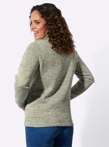 WITT WEIDEN Strickfleece-Jacke in schilf-meliert