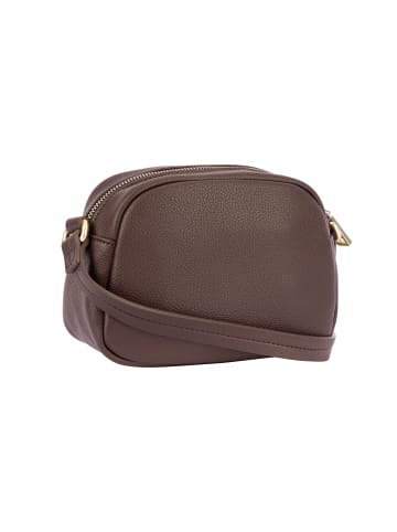 Joop Jeans Schultertasche 'Cuore Lettera Issie in Dunkelbraun 19,00 x 13,00 x 7,00 cm'