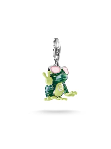 Thomas Sabo Charm-Anhänger in silberfarben, grün, pink