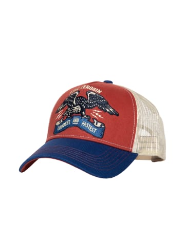 King Kerosin King Kerosin Trucker Cap Loudest & Fastest in ziegelrot