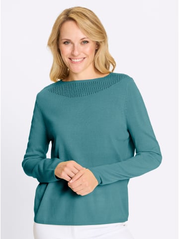 Sieh an! Langarm-Pullover in ozean