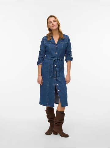 Vero Moda Jeanskleid in Dark Blue Denim