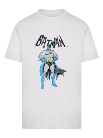 F4NT4STIC T-Shirt The Batman Vintage in weiß