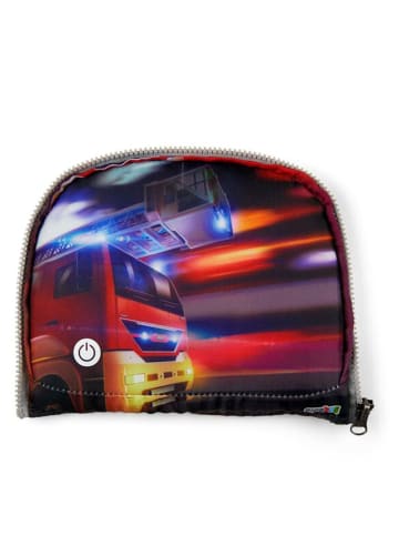 Ergobag Zubehör Pack / Cubo / Cubo light Zippies "LED" - Zip Fronttasche (Raumschiff) in Feuerwehr