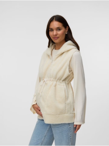 mama licious Fleece Gilet in Birch