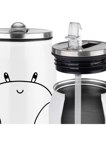 Mr. & Mrs. Panda Edelstahl Trinkflasche Sternzeichen Krebs mit S... in Weiß