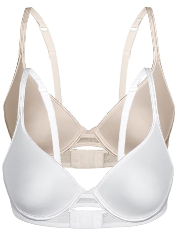 Sassa 2er Sparpack Spacer-BH mit Bügel in Weiss haut