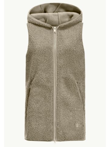 Jack Wolfskin Fleeceweste in beige