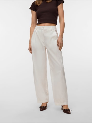 Vero Moda VMSELMA HW BARREL PANTS WVN NOOS in Snow White