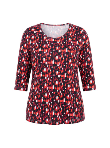 Ulla Popken Longshirt in dunkel weinrot