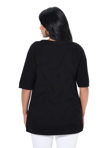 Ulla Popken Pullover in schwarz