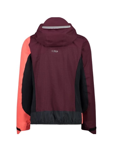 cmp Funktionsjacke WOMAN JACKET HYBRID FIX HOOD in Rot