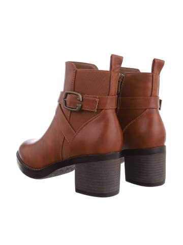 Ital-Design Stiefelette in Camel