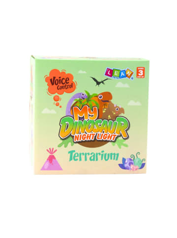 Wisam® DIY Kreatives Dinosaurier-Terrarium-Kit mit Nachtlicht