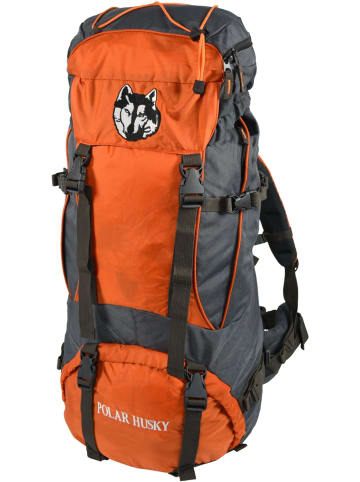 Polar Husky Trekkingrucksack 65 l Bobo in Orange/Anthrazit