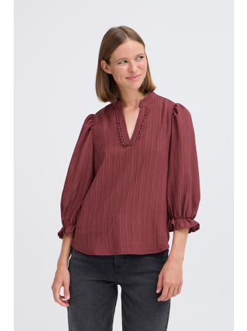 b. young BYJULIANA SS BLOUSE - LIGHT WOVEN Regular fit in Maroon