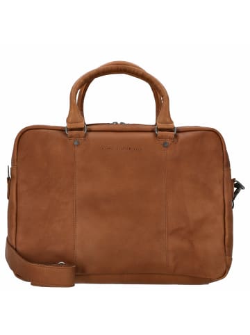 The Chesterfield Brand Boston - Aktentasche 15" 41 cm (black) in cognac