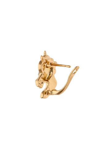 myMo Women Earrings With Latch Back in Gold Multicolor