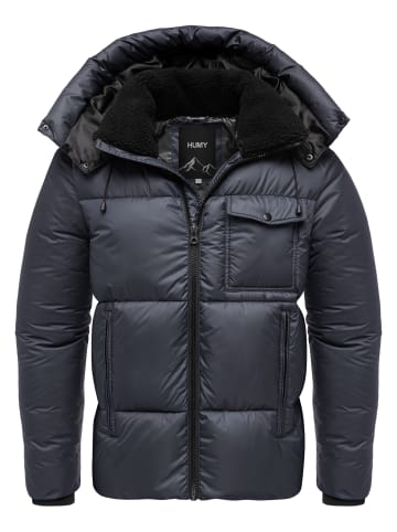 Humy Winterjacke mit Kapuze in Navy