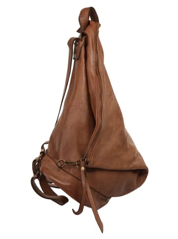 Samantha Look Rucksack echt Leder in cognac