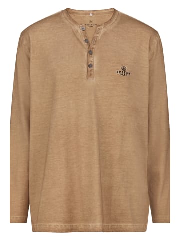 Boston Park Kurzarm T-Shirt in beige