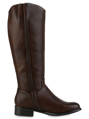VAN HILL Reiterstiefel Anna in Braun