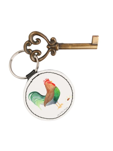 Mr. & Mrs. Panda mini schlüsselanhänger Hahn Korn ohne Spruch in Weiß