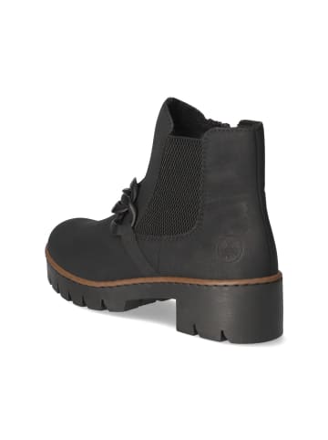 rieker Schnürstiefeletten in schwarz/schwarz