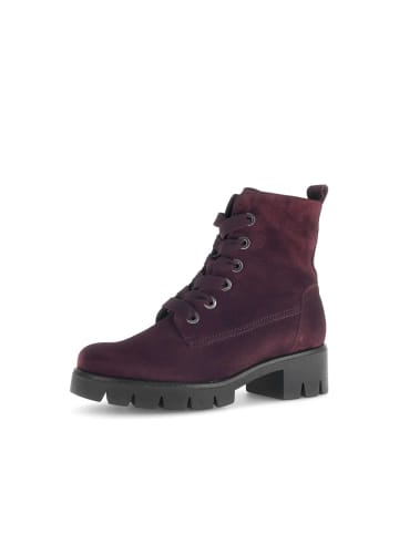 Gabor Schnürstiefeletten in rot