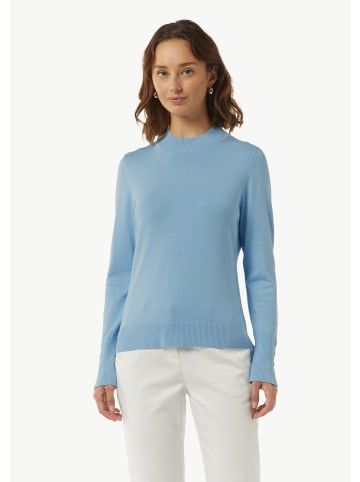 comma Strickpullover langarm in Blau