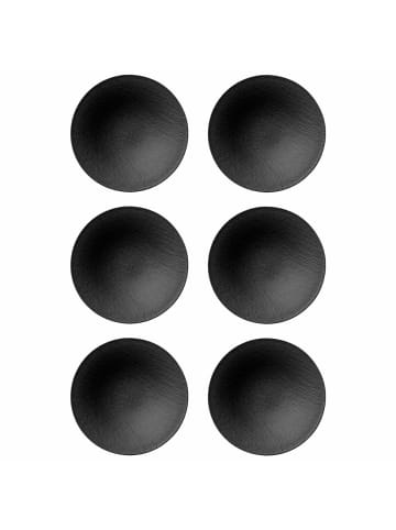 Villeroy & Boch 6er Set Schale Manufacture Rock Ø 29 cm schwarz in schwarz