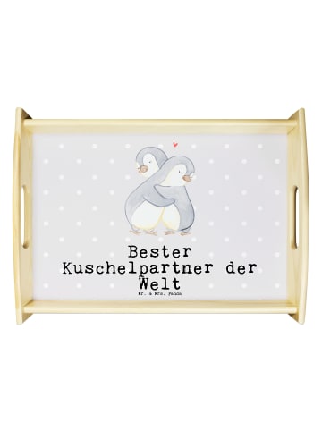 Mr. & Mrs. Panda tablett für bett Pinguin Bester Kuschelpartner ... in Grau Pastell