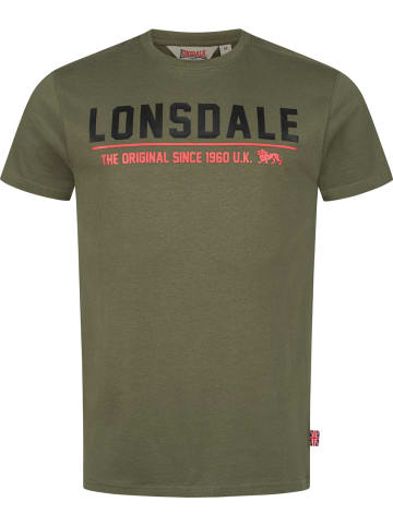 Lonsdale T-Shirt "Crantock T-Shirt Normale Passform" in Grün
