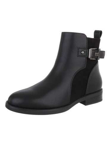 Ital-Design Stiefelette in Schwarz